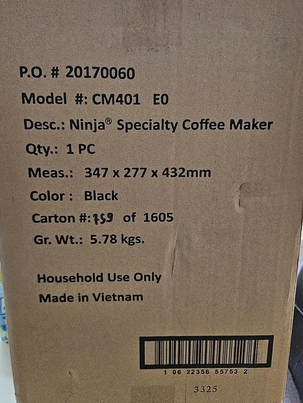 Ninja Programmable Coffee Maker in Stainless Steel and Black